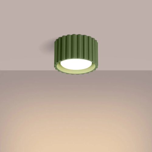 Luminaire Plafonnier | AURA 1 (Vert Olive)