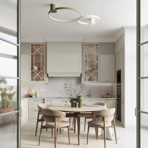 Luminaire Plafonnier | RIA 110 3000K (Vert Olive)