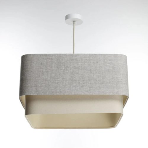 Suspension Luminaire | KWADRA DUO (Gris)