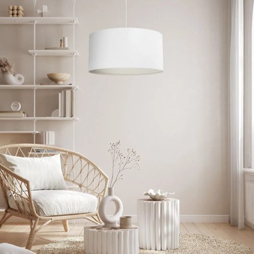 Suspension Luminaire | BOHO LINEN (Blanc Crème)