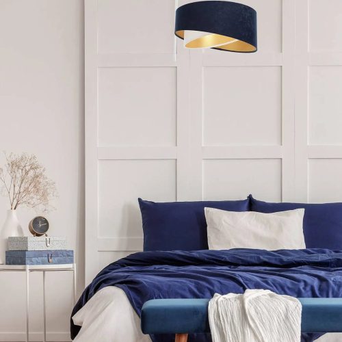 Suspension Luminaire | GALAXY AURIK (Bleu Marine/Blanc)