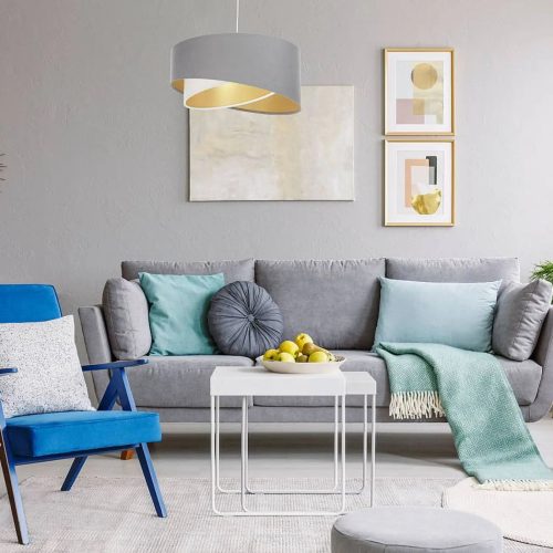 Suspension Luminaire | GALAXY AURIK (Gris/Blanc)
