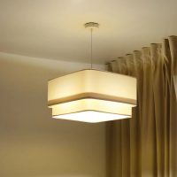 suspension-luminaire-moderne-blanc-abat-jour-textile-raffine-381 Suspension Luminaire | KWADRA DUO VELOUR (Blanc)