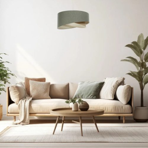 Suspension Luminaire | GALAXY BOHO ELEGANT (Gris Vert/Beige)