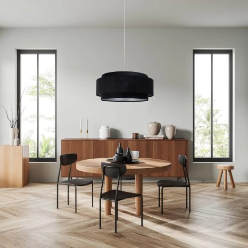 Suspension Luminaire | DOVLO CLASSIC (Noir/Argent)