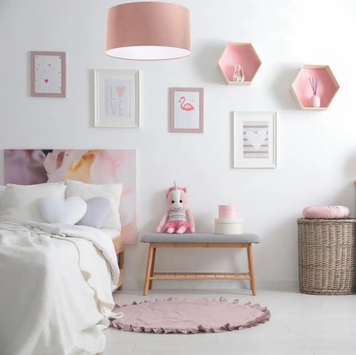 Suspension Luminaire | CLASSIC JASMIN (Rose Clair/Blanc)