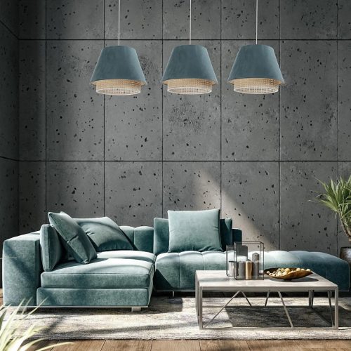 Suspension Luminaire | SENSAI RATTAN (Vert)